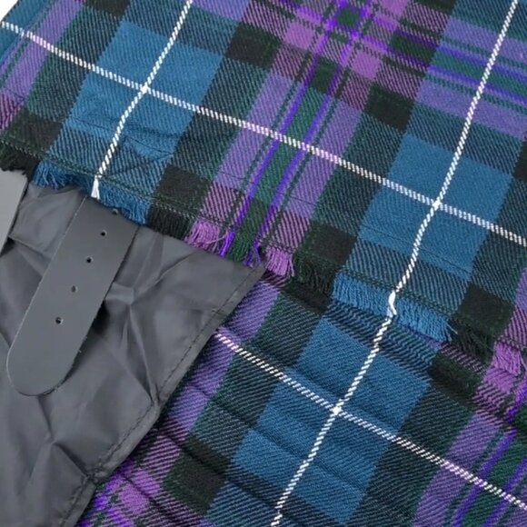 Tartan Men Kilt Pride Of Scottish Traditional Outfit Kilt High-Quality Acrylic - Picture 8 of 11